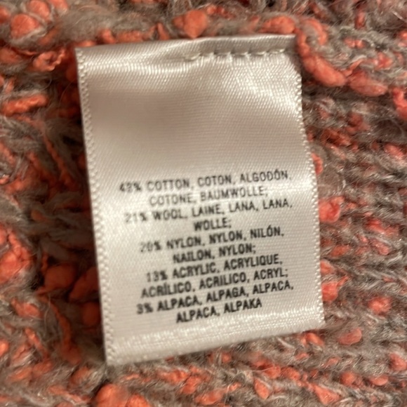MOTH/ANTHROPOLOGY, WOMEN’S MEDIUM SWEATER. SIDE ZIP HEAVYWEIGHT V-NECK EUC - Picture 8 of 11